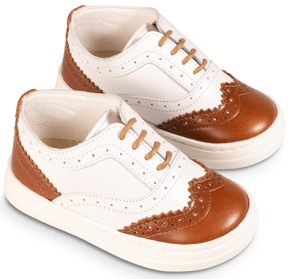 Βαπτιστικό παπουτσάκι Brogues EXC5275  BABYWALKER